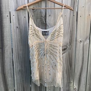 COPY - Buffalo David Bitton Boho Sequin Top